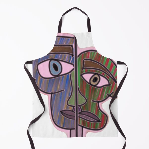 Item preview, Abstract Cubist Split Face designed and sold by willisburchArt.