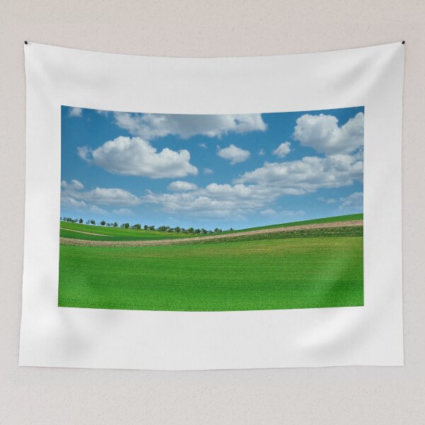 Item preview, Green wheat field and orchard, rolling hills landscape,Moravia,Chech Republic designed and sold by goceris.
