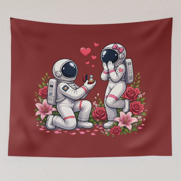 Item preview, Astronaut Proposal designed and sold by BROHLine Studio.