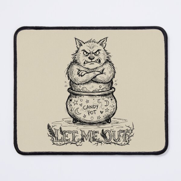 Item preview, Cauldron Tantrum - Spooky Cute Werewolf designed and sold by bapupa.