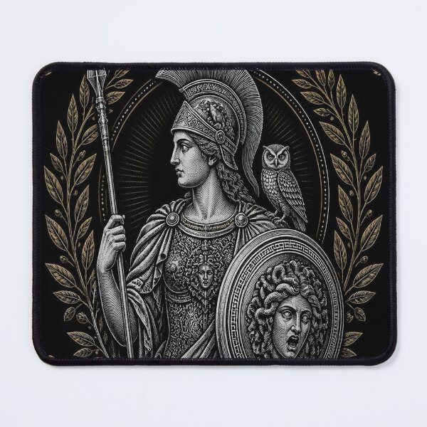 Item preview, Athena Greek Goddess Dark Academia Mythology Art designed and sold by SunnyDesign82.