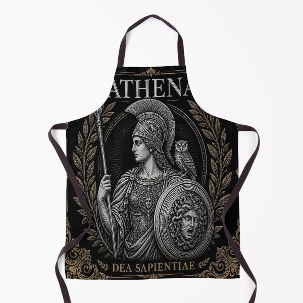 Item preview, Athena Greek Goddess Dark Academia Mythology Art designed and sold by SunnyDesign82.