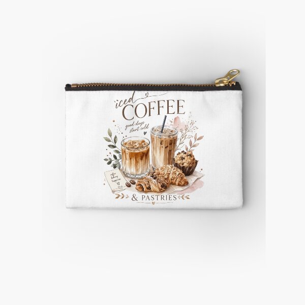 Item preview, Coffee & Bakery Lover Watercolor Design | Iced Coffee & Pastries Aesthetic | Cozy Café Foodie Gift designed and sold by Verycutethings.