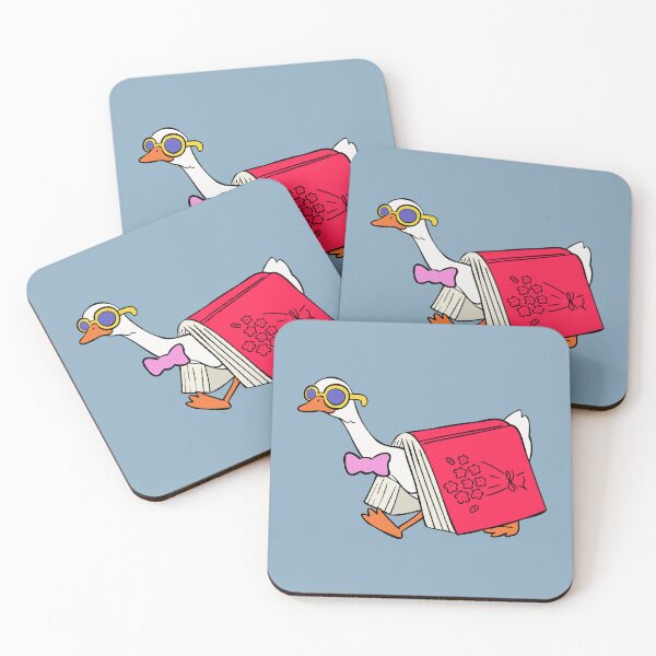 Item preview, Silly goose with a book designed and sold by Neadoodles.