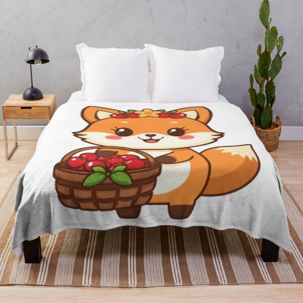 Item preview, Cute Cherry Fox Kawaii Sticker | Adorable Chibi Fox with Cherries designed and sold by Stylestickers55.