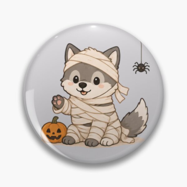 Item preview, Halloween Mummy Wolf designed and sold by MellowMunchkins.