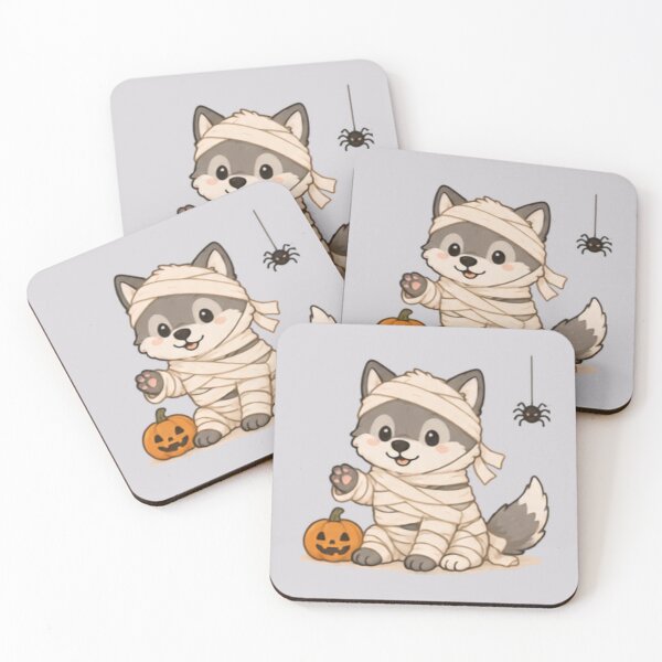 Item preview, Halloween Mummy Wolf designed and sold by MellowMunchkins.