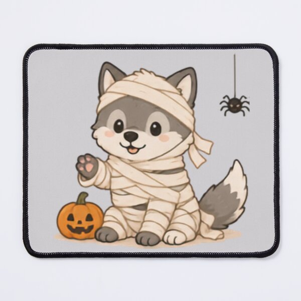 Item preview, Halloween Mummy Wolf designed and sold by MellowMunchkins.