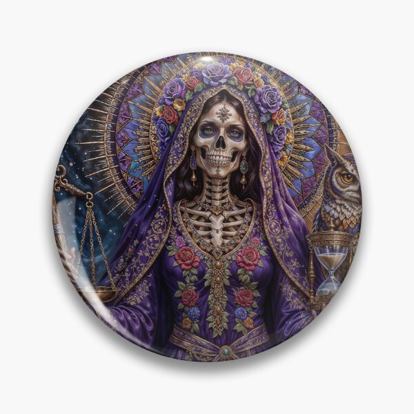Item preview, Violet Santa Muerte designed and sold by AliceWhiteDF.