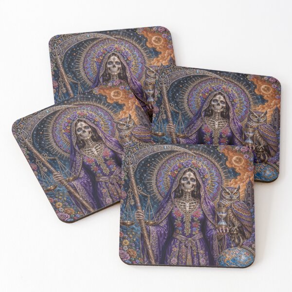 Item preview, Violet Santa Muerte designed and sold by AliceWhiteDF.
