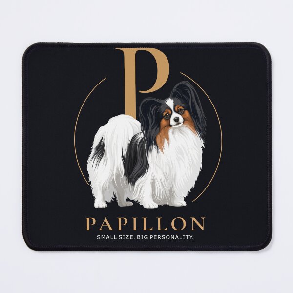 Item preview, Papillon – Small Size Big Personality | Elegant Dog Lover Design designed and sold by PapillonArtStudio.