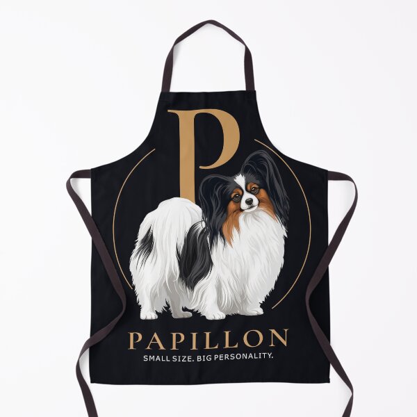 Item preview, Papillon – Small Size Big Personality | Elegant Dog Lover Design designed and sold by PapillonArtStudio.