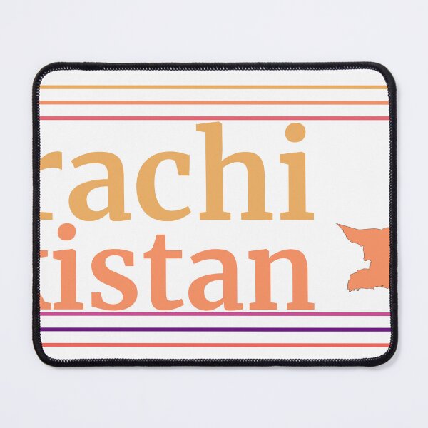 Item preview, Karachi Pakistan City Marked On Country Map designed and sold by TheIconSmith.