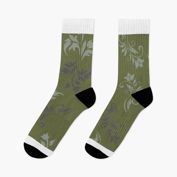 Item preview, Green leaves seamless pattern designed and sold by Line-Aura.
