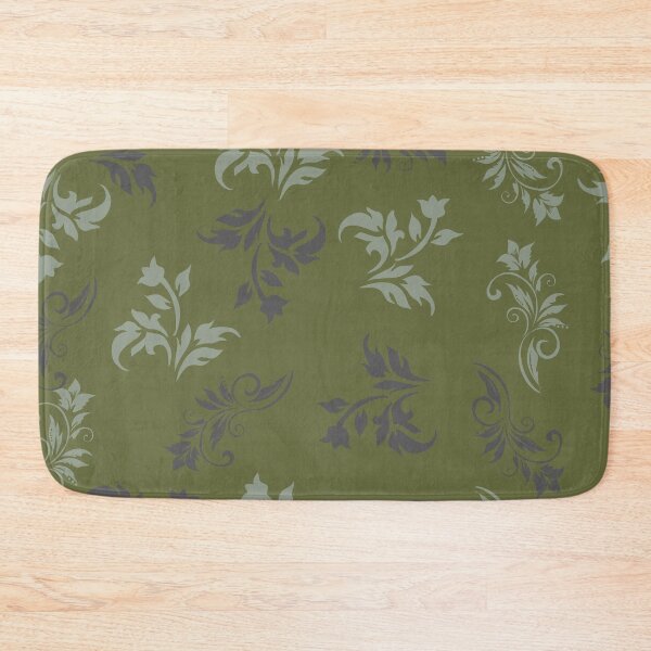 Item preview, Green leaves seamless pattern designed and sold by Line-Aura.