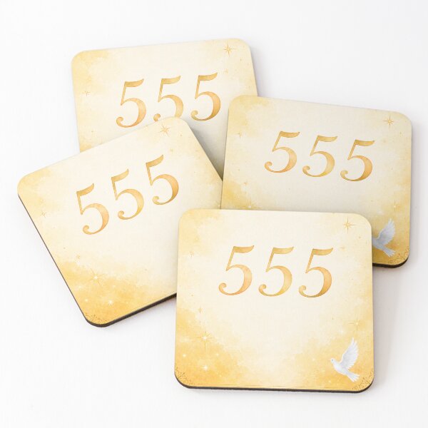 Item preview, 555 Angel Number Sacred Art Print designed and sold by AngelLighthouse.