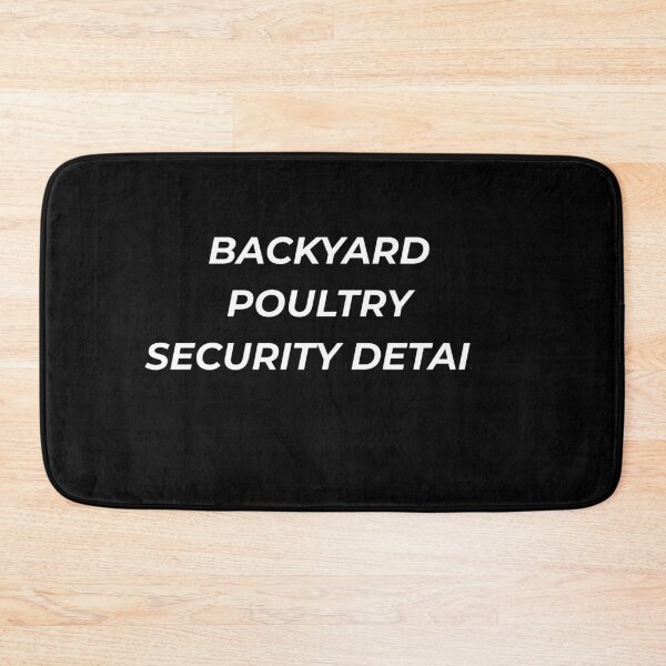 Item preview, Backyard Poultry Security Detail Funny Chicken Lady Farm designed and sold by IronAndSoil.