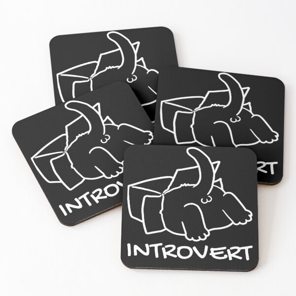 Item preview, Gato introvertido en una caja designed and sold by KomixsDesign.