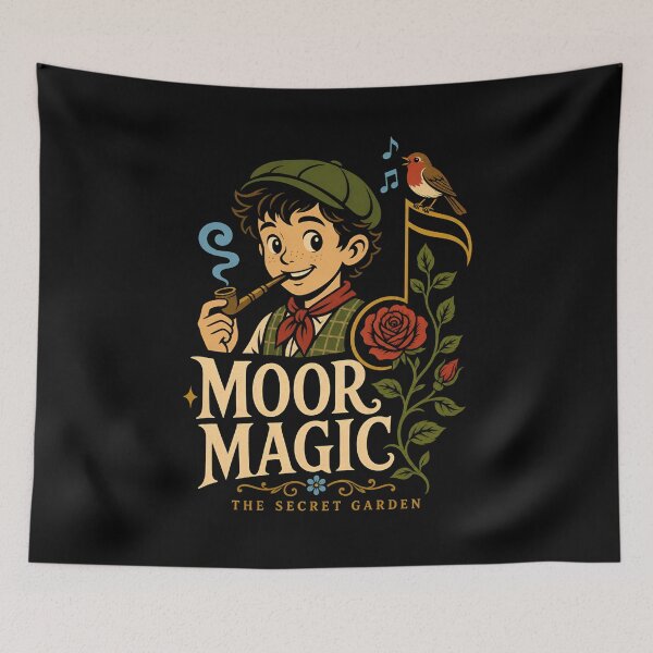 Item preview, Moor Magic The Secret Garden Dickon Cute Anime Cartoon Design designed and sold by Fenay Designs.