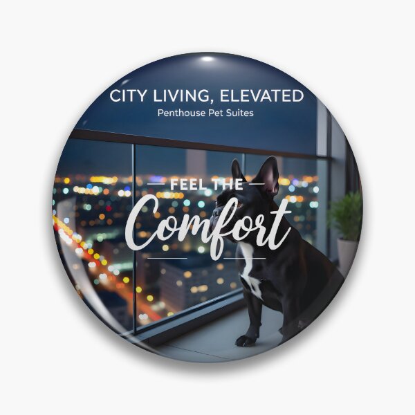 Item preview, Penthouse Balcony Designer Pet Home: Luxury French Bulldog City Suite Ad designed and sold by Creative-RE.