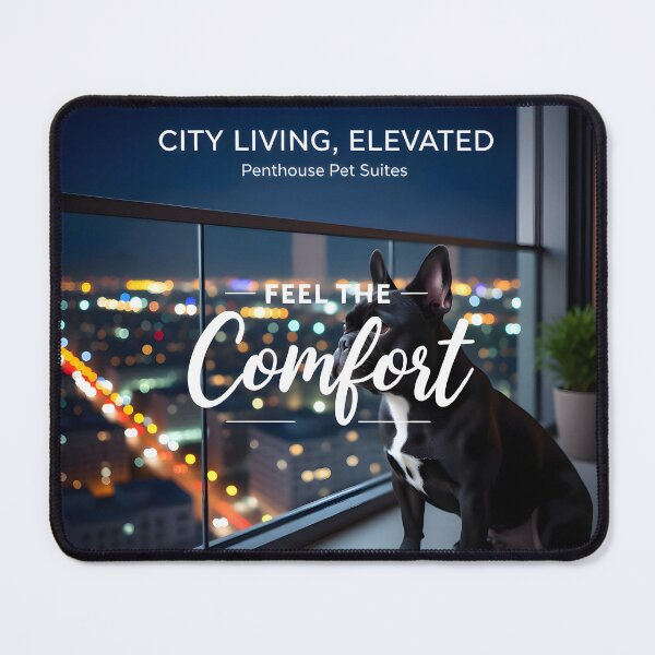 Item preview, Penthouse Balcony Designer Pet Home: Luxury French Bulldog City Suite Ad designed and sold by Creative-RE.
