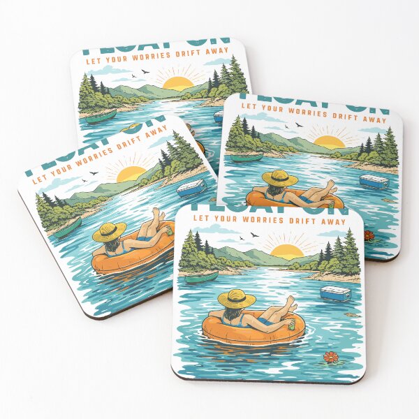 Item preview, Float On - Let Your Worries Drift Away designed and sold by Matinez Pink.