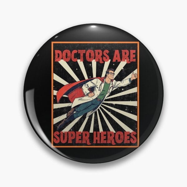 Item preview, Doctors Are Superheroes Vintage Comic Art designed and sold by Pablo70 Store.