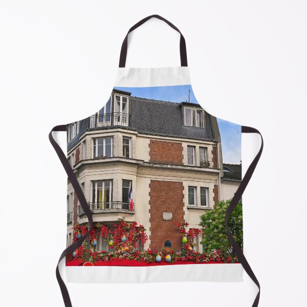 Item preview, Old building with flowers, and ornaments on wall, Montmatre,Paris designed and sold by goceris.