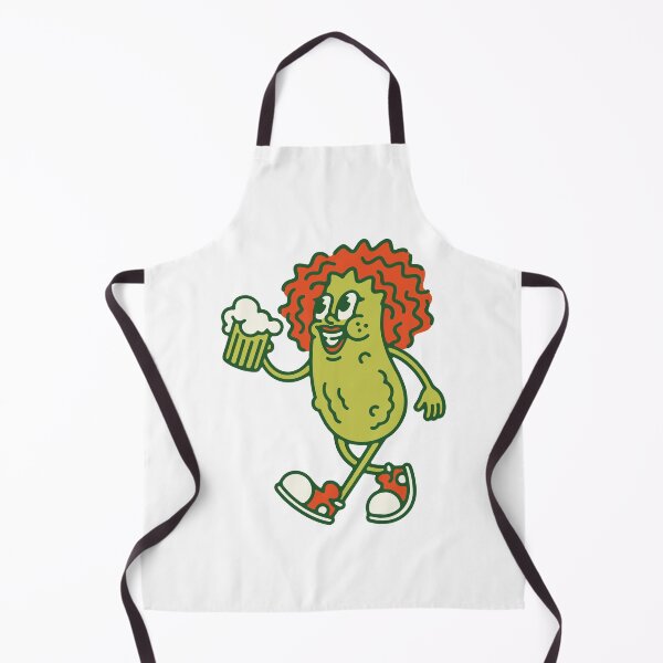 Item preview, Donna's Pickle Cartoon Character With Beer Mug designed and sold by leilaka23.