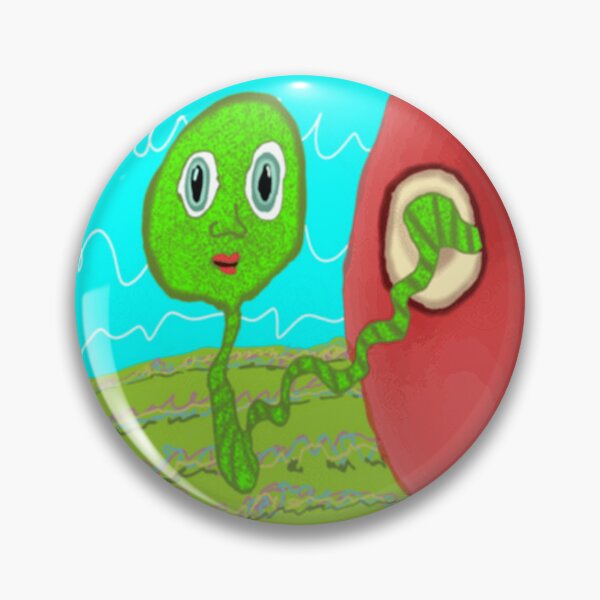 Item preview, Green Worm and Red Apple designed and sold by willisburchArt.