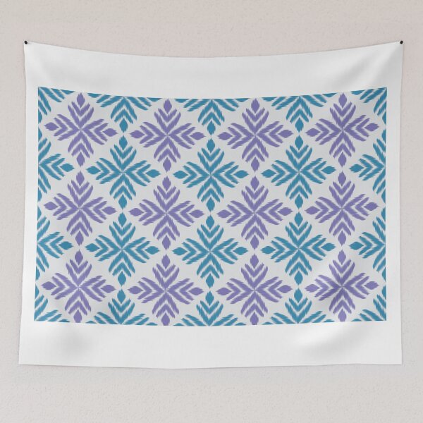 Item preview, Ikat and Thai-inspired textile pattern featuring geometric motifs and handcrafted woven aesthetics designed and sold by Line-Aura.