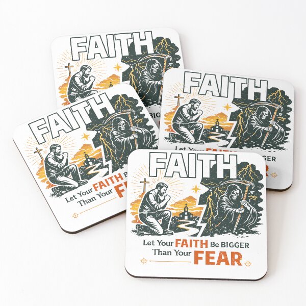 Item preview, Let Your Faith Be Bigger Than Your Fear designed and sold by Matinez Pink.