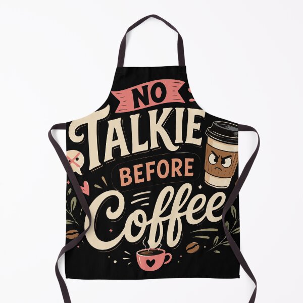 Item preview, Copy of JusNo Talkie Before Coffee – Funny Coffee Lover Typography Vector Designt a Girl Who Loves Macarons – Cute French Pastry Lover Retro Vector Design designed and sold by Huddy-clothes.