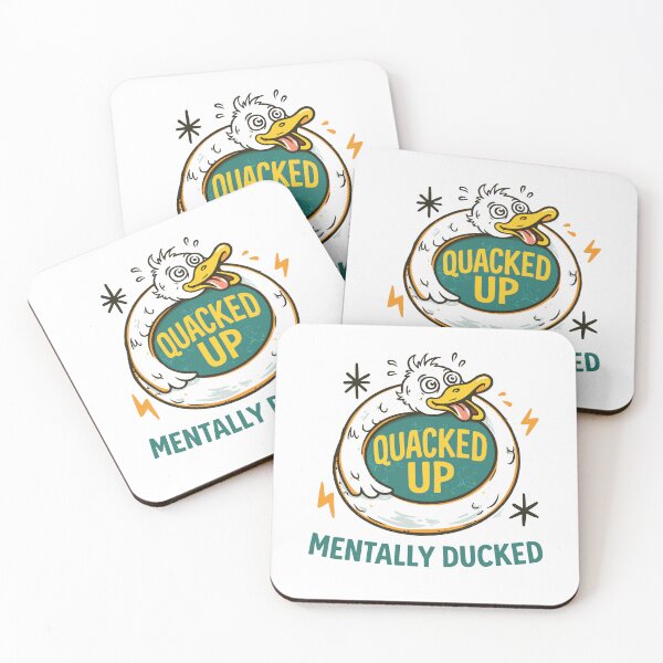 Item preview, Quacked Up - Mentally Ducked designed and sold by Matinez Pink.