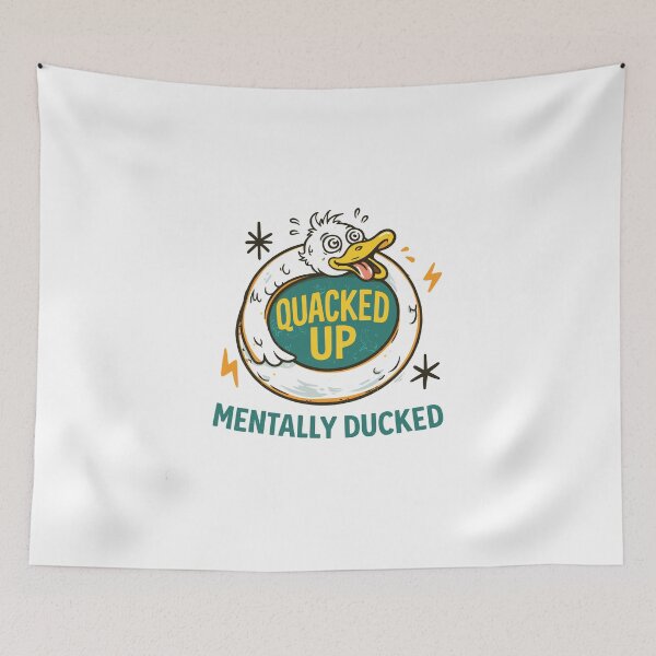 Item preview, Quacked Up - Mentally Ducked designed and sold by Matinez Pink.