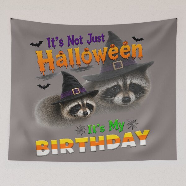 Item preview, Raccoon Halloween Birthday Witch designed and sold by BoringClothes .