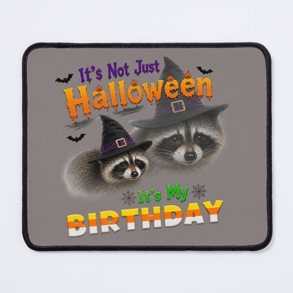 Item preview, Raccoon Halloween Birthday Witch designed and sold by BoringClothes .