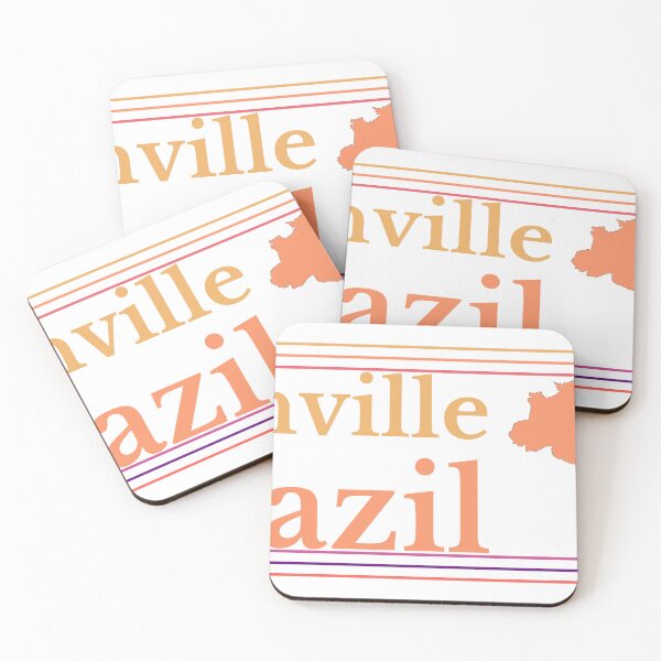 Item preview, Joinville Brazil City Marked On Country Map designed and sold by TheIconSmith.