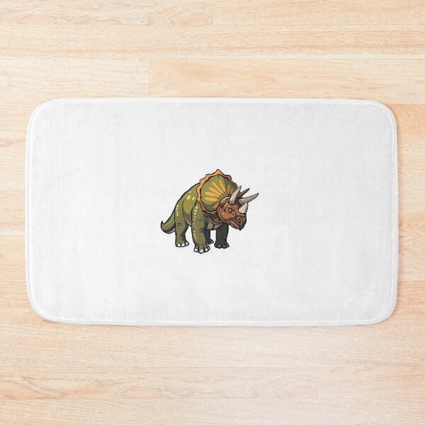 Item preview, Horned Guardian – Mighty Triceratops Sticker Illustration designed and sold by Artisan Finds Online.