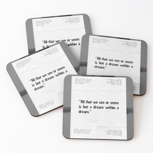 Item preview, Edgar Allan Poe Quote- A Dream Within A Dream Poetry designed and sold by Moerlin.