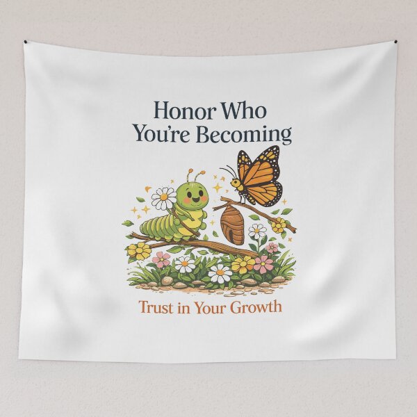 Item preview, Honor Who You're Becoming - Trust in Your Growth designed and sold by Matinez Pink.