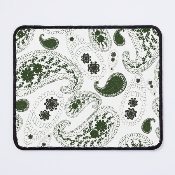 Item preview, Seamless paisley pattern featuring elegant and flowing ornamental shapes with a timeless aesthetic designed and sold by Line-Aura.