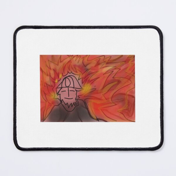Item preview, Calm Face in Burning Flames designed and sold by SoHighD.