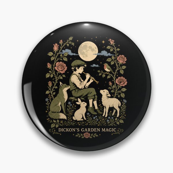 Item preview, Dickons Garden Magic The Secret Garden Animals Flute Moon designed and sold by Fenay Designs.