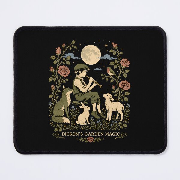 Item preview, Dickons Garden Magic The Secret Garden Animals Flute Moon designed and sold by Fenay Designs.