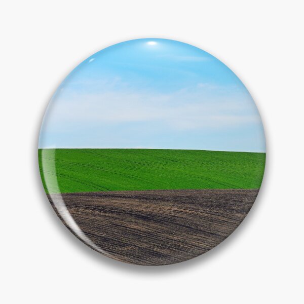 Item preview, Plowed and green wheat fields,Moravia rolling hills landscape at spring,Czech Republic designed and sold by goceris.