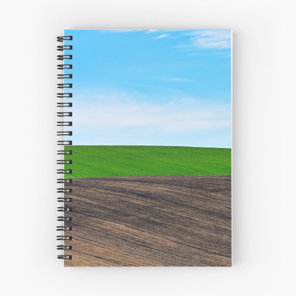 Item preview, Plowed and green wheat fields,Moravia rolling hills landscape at spring,Czech Republic designed and sold by goceris.