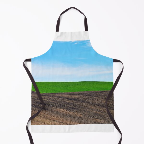 Item preview, Plowed and green wheat fields,Moravia rolling hills landscape at spring,Czech Republic designed and sold by goceris.