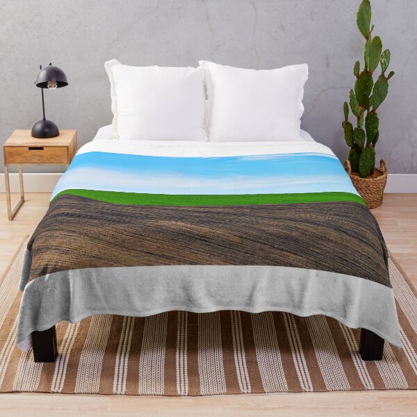 Item preview, Plowed and green wheat fields,Moravia rolling hills landscape at spring,Czech Republic designed and sold by goceris.