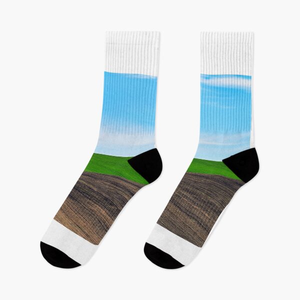 Item preview, Plowed and green wheat fields,Moravia rolling hills landscape at spring,Czech Republic designed and sold by goceris.